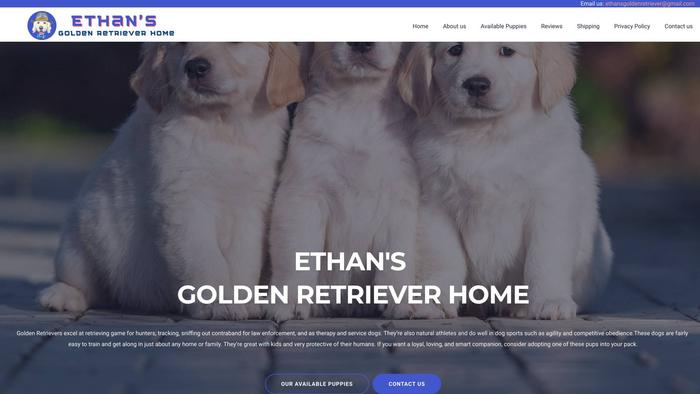 Ethansgoldenretriever.com - Golden Retriever Puppy Scam Review