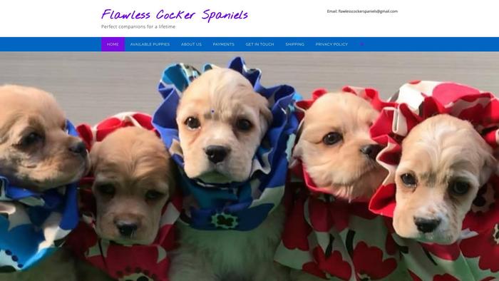 Flawlesscockerspaniels.com - Cockerspaniel Puppy Scam Review