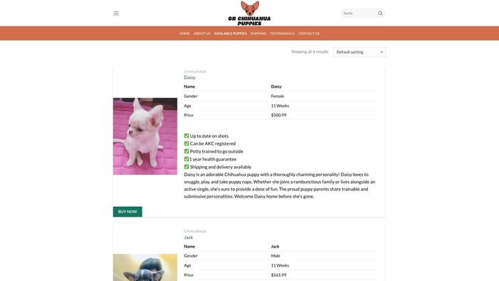 Gbchihuahuapuppies.com - Chihuahua Puppy Scam Review