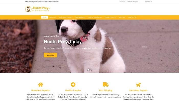 Huntspreysaintbernardhome.com - Saint Bernard Puppy Scam Review