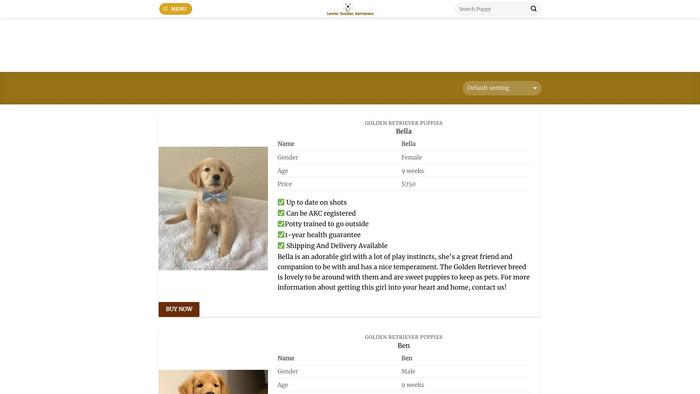 Lewisrgoldenretrievers.com - Golden Retriever Puppy Scam Review