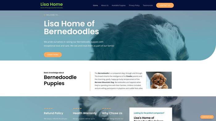 Lisahomepups.com - Bernedoodle Puppy Scam Review