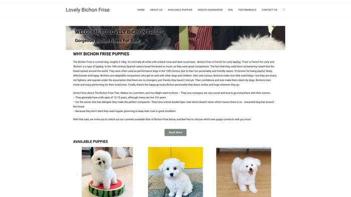 Lovelybichonfrise.com - Bichon Frise Puppy Scam Review