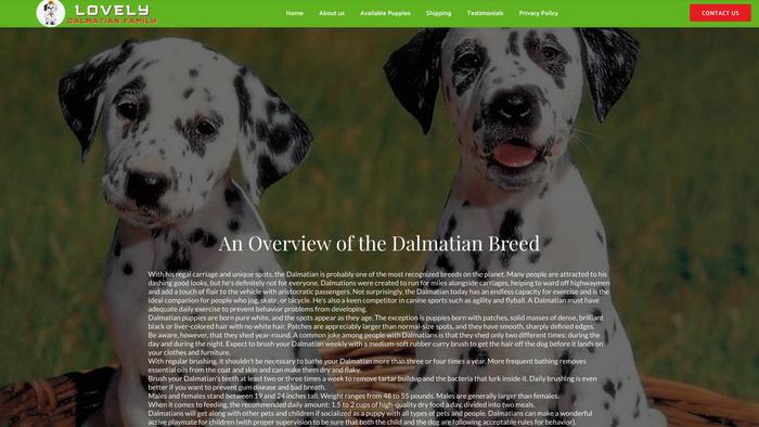 Lovelydalmatianfamily.com - Labrador Puppy Scam Review