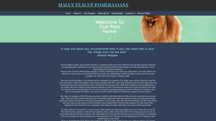 Maiateacuppomeranian.com - Pomeranian Puppy Scam Review