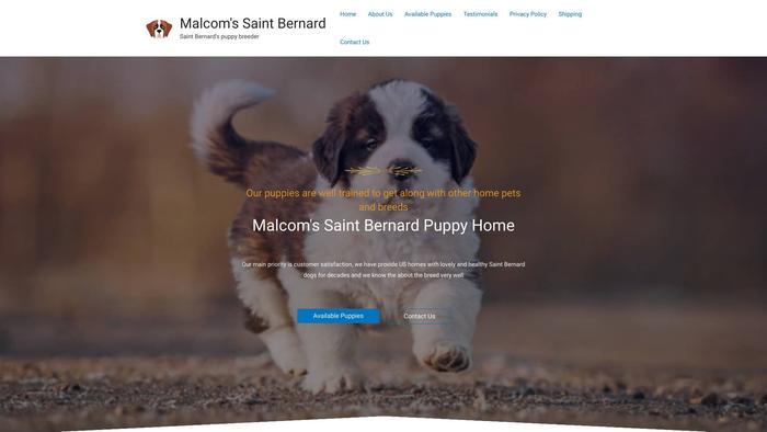 Malcomsaintbernardshome.com - Saint Bernard Puppy Scam Review