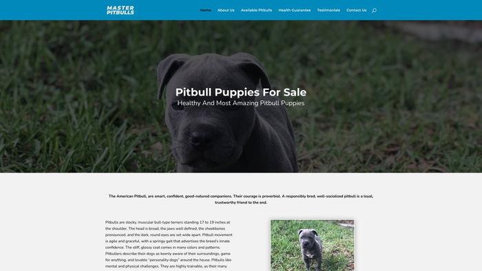 Masterpitbulls.com - Pit Bull Puppy Scam Review