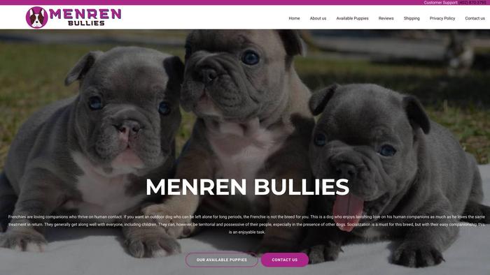 Menrenbullies.com - English Bulldog Puppy Scam Review