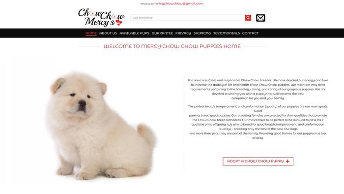 Mercychowchow.com - Chowchow Puppy Scam Review