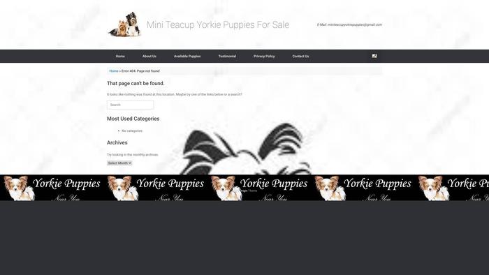 Miniteacupyorkiepuppiesforsale.com - Yorkshire Terrier Puppy Scam Review