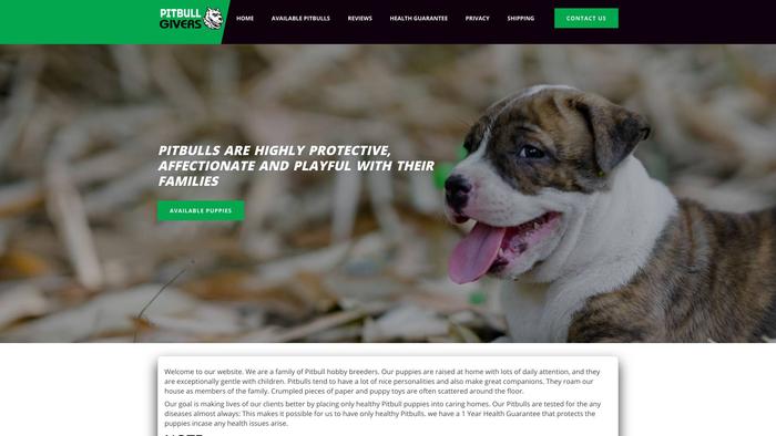 Pitbullgivers.com - Pit Bull Puppy Scam Review