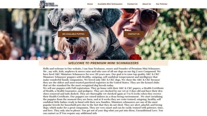 Premiumminischnauzers.com - Schnauzer Puppy Scam Review