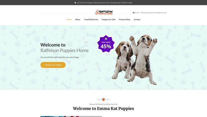 Raffelsonpuppieshome.com - Beagle Puppy Scam Review