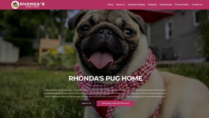 Rhondaspughome.com - Pug Puppy Scam Review