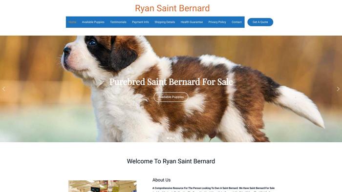 Ryansaintbernard.com - Saint Bernard Puppy Scam Review