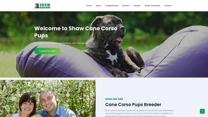 Shawcanecorsopups.com - Cane Corso Puppy Scam Review