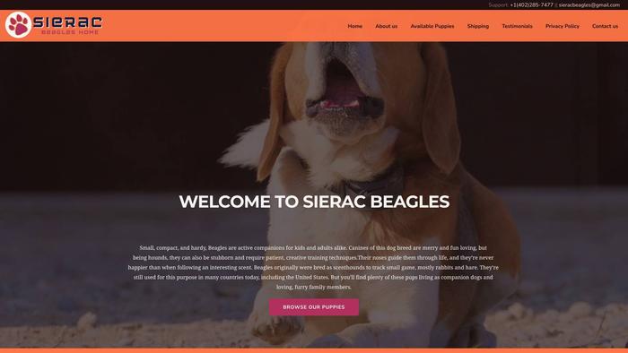 Sieracbeagles.com - Beagle Puppy Scam Review