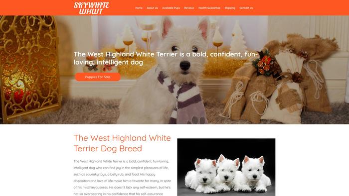 Skywhitewesthighlandwhiteterriers.com - Terrier Puppy Scam Review