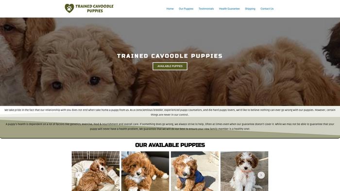 Trainedcavoodlepuppies.com - Cavapoo Puppy Scam Review