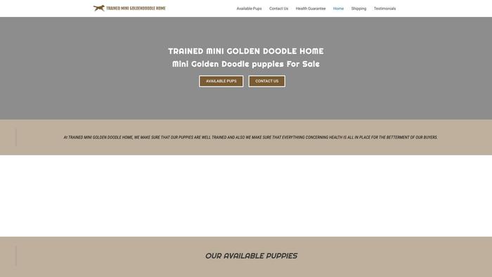 Trainedminigoldendoodlehome.com - Golden Doodle Puppy Scam Review