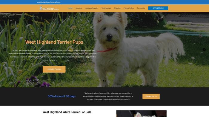 Westhighlandterrierpupshomes.com - Terrier Puppy Scam Review