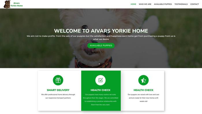 Aivarsyorkieshome.com - Yorkshire Terrier Puppy Scam Review