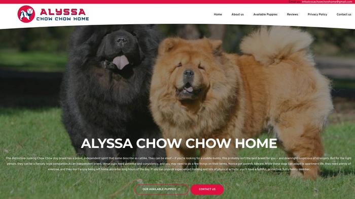 Alyssachowchowhome.com - Chowchow Puppy Scam Review