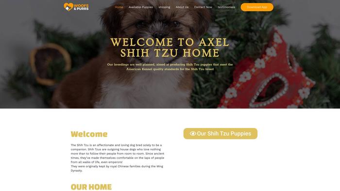 Axelshihtzus.com - Shihtzu Puppy Scam Review