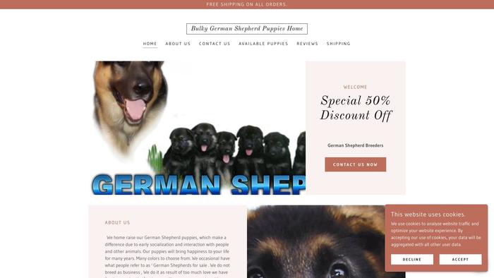 Bulkygermanshepherdpups.com - Germanshepherd Puppy Scam Review