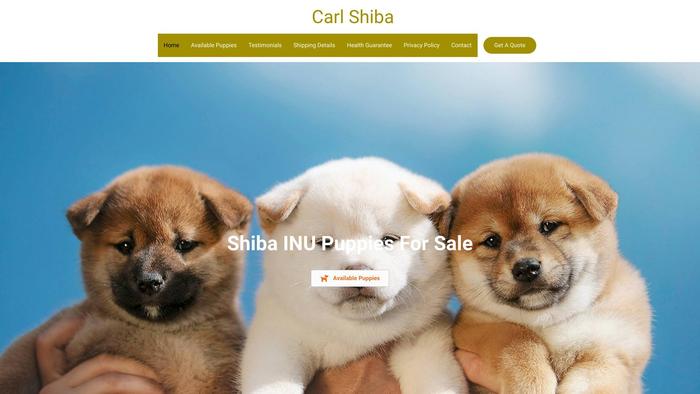 Carlshiba.com - Shibhainu Puppy Scam Review