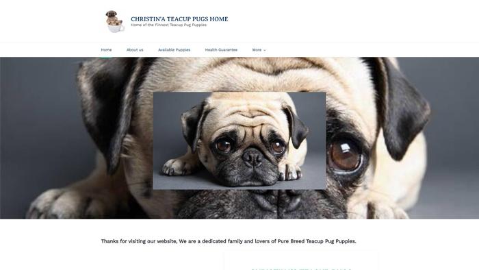 Christinapugshome.net - Pug Puppy Scam Review