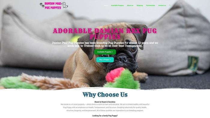 Damianpaulpugpuppies.com - Pug Puppy Scam Review