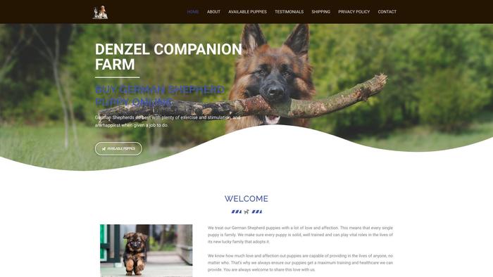 Denzelcompanionfarm.com - Germanshepherd Puppy Scam Review