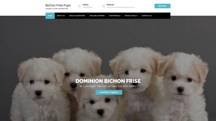 Dominionbichonfrisepuppies.com - Bichon Frise Puppy Scam Review