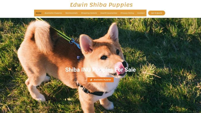 Edwinshibapuppies.com - Shibhainu Puppy Scam Review