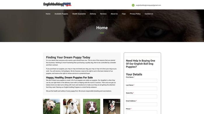 Englishbulldoghomepups.com - English Bulldog Puppy Scam Review