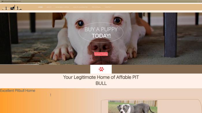 Excellentpitbullhome.com - Pit Bull Puppy Scam Review