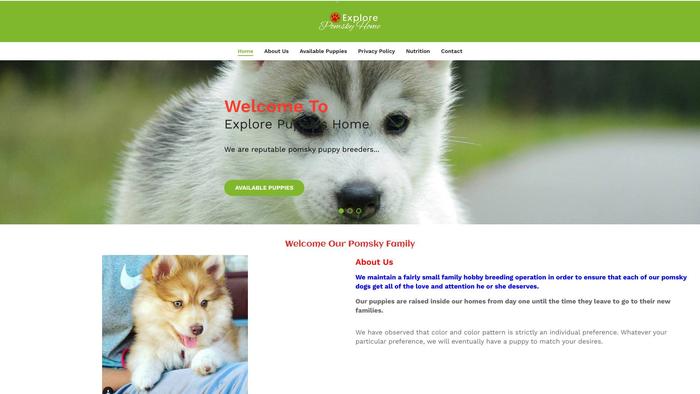 Explorepomskyhome.com - Pomeranian Puppy Scam Review