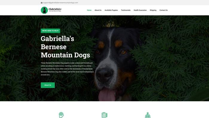 Gabriellabernesemountaindogs.com - Bernese Mountain Dog Puppy Scam Review