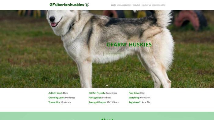 Gfsiberianhuskies.com - Husky Puppy Scam Review