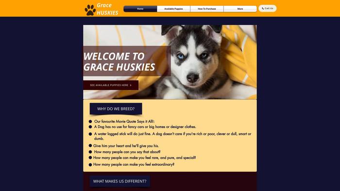 Gracehuskies.online - Husky Puppy Scam Review