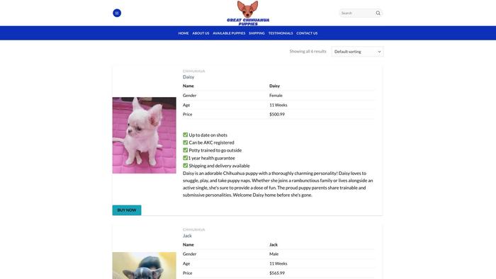 Greatchihuahuapups.com - Chihuahua Puppy Scam Review