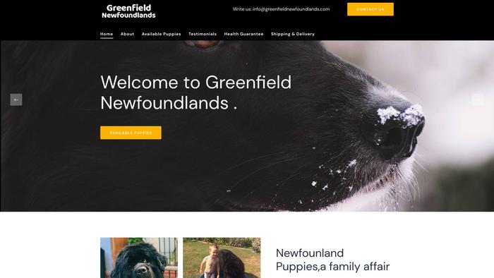 Greenfieldnewfoundlands.com - Saint Bernard Puppy Scam Review