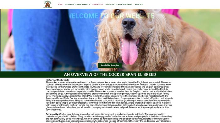 Homeraisedcockers.com - Cockerspaniel Puppy Scam Review