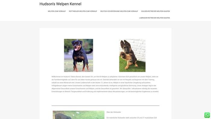 Hudsonkennels.com - Rottweiler Puppy Scam Review