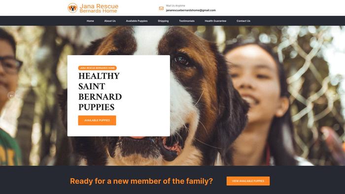 Janarescuebernardshome.com - Saint Bernard Puppy Scam Review