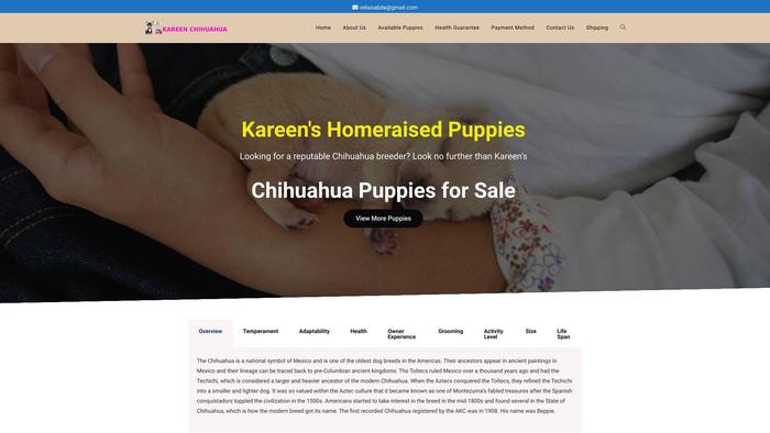 Kareenchihuahua.com - Chihuahua Puppy Scam Review