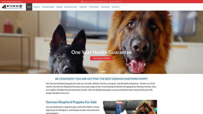 Kinggermanshepherdhome.com - Germanshepherd Puppy Scam Review