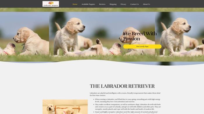 Labradorempire.com - Golden Retriever Puppy Scam Review