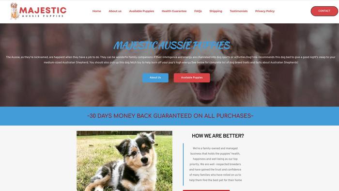 Majesticaussiepuppies.com - Australian Shepherd Puppy Scam Review